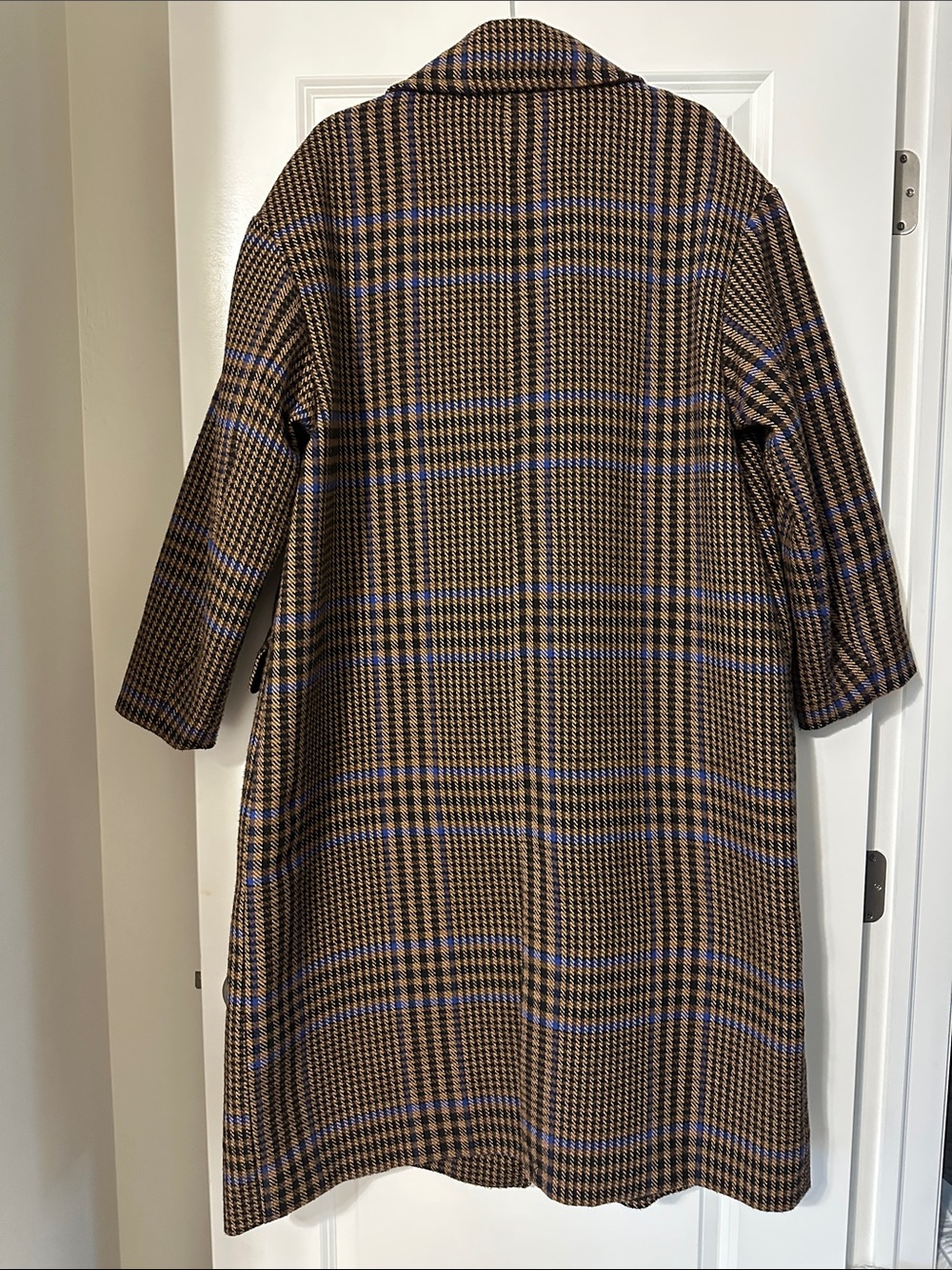 Zara Oversized Plaid Coat - Picture 3 of 3